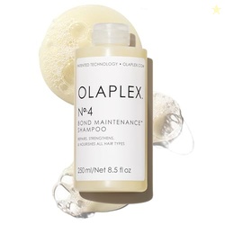 Olaplex No. 4 Bond Maintenance Shampoo, Repairs, Strengthens, & Nourishes All Hair Types, Adds Shine & Leaves Hair Feeling Soft, 8.5 fl oz