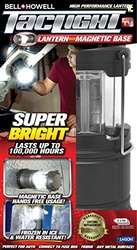 Bell + Howell Taclight LED Lantern 8" with Magnetic Base Portable Super Bright Light LED Collapsible Camping Light and Outdoor Torch, for Emergency Survival Lamp During Storms, Power Outages