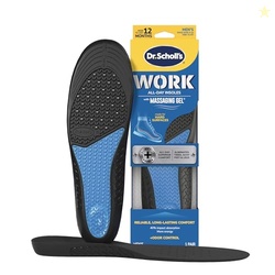 Dr. Scholl's Work All-Day Superior Comfort Insoles (with) Massaging Gel, Men, 1 Pair, Trim to Fit