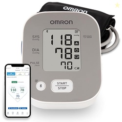 OMRON Bronze Blood Pressure Monitor for Home Use & Upper Arm Blood Pressure Cuff - #1 Doctor & Pharmacist Recommended Brand - Clinically Validated - Connect App
