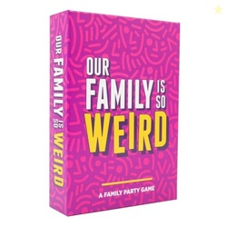 DSS GAMES OUR FAMILY IS SO WEIRD [A FAMILY CARD GAME TO DECIDE WHOS MOST LIKELY TO | GAME NIGHT IDEA FOR TEENS, ADULTS & GROUPS | GREAT FOR STOCKING STUFFERS, FRIENDSGIVING, THANKSGIVING]