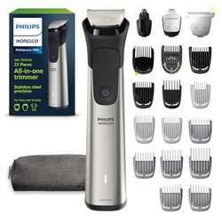 Norelco Philips All-in-One 7000 Series 23-Piece Trimmer - Electric Shaver and Clipper for Face, Beard, Head & Body, Self-Sharpening Titanium Blades, 26 Length Settings (0.5-16 mm), MG7970/49