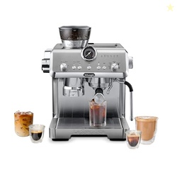De'Longhi La Specialista Opera Espresso Machine  Cold Brew & Espresso Maker with Smart Tamping, Burr Grinder, Milk Steam Wand/Frother & 19-Bar Pressure  For Lattes & Cappuccinos