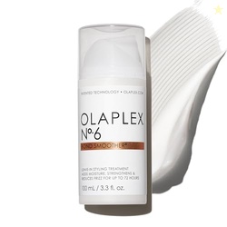 OLAPLEX N. 6 BOND SMOOTHER: LEAVE-IN STYLING TREATMENT | SMOOTHS, CONDITIONS, & STRENGTHENS | FRIZZ CONTROL FOR UP TO 72 HOURS | FOR COILY, CURLY, STRAIGHT, AND WAVY, 100 ML / 3.3 FL. OZ.