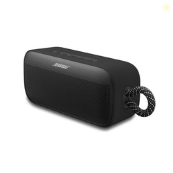BOSE SOUNDLINK PLUS PORTABLE BLUETOOTH SPEAKER, WIRELESS OUTDOOR SPEAKER, UP TO 20 HOURS BATTERY LIFE, WATERPROOF AND DUSTPROOF, BLACK