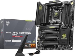MSI MAG X870 Tomahawk WiFi Gaming Motherboard (AMD Ryzen 9000/8000/7000 Series Processors, AM5, DDR5, PCIe 5.0, M.2 Gen5, SATA 6Gb/s, USB 40Gbps, HDMI/DP, Wi-Fi 7, Bluetooth 5.4, 5Gbps LAN, ATX)