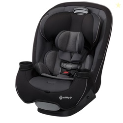 SAFETY 1ST GROW AND GO ALL-IN-ONE SLIM CONVERTIBLE CAR SEAT, REAR FACING, 5-40 LBS, FORWARD FACING (3065 LBS), HIGH BACK BOOSTER SEAT 40-100 POUNDS, BLACK PHANTOM