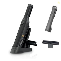 Shark WANDVAC Cordless Hand Vac, Lightweight, Versatile and Portable at 1.4 lbs., Powerful Suction for Pet Hair, Charging Dock, One-Touch Empty for Car & Home, Duster Crevice Tool, Black, WV201BK