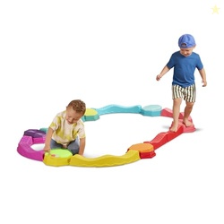 B. toys  Balance Beam for Kids  Musical Games & Activities  5 Sensory Stones, 8 Wavy Beams & 1 Musical Pod  Indoor & Outdoor Active Play  3 Years +  Balance & Groove Set
