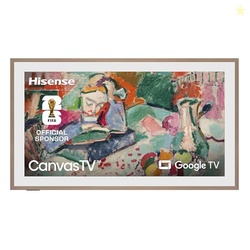 Hisense 55-Inch Class QLED 4K S7N CanvasTV Series Dolby Vision HDR Google Smart TV (55S7N) - 144Hz, Art Mode, Anti-Glare Panel, Hi-Matte Display, Frame & UltraSlim Wall Mount Included