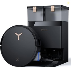 ECOVACS DEEBOT X8 PRO OMNI Robot Vacuum and Mop, 18000Pa, OZMO ROLLER Instant Self-Washing Mopping, 167 Hot Water Mop Washing, Auto Cleaning Solution Adding, Hot Air-Drying, Self-Emptying, Black