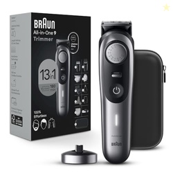 Braun Series 9 All-in-One Multi Grooming Kit for Men, 13-in-1 Beard Trimmer, Body Groomer, Hair Clipper and Manscaping for Face & Body, Holiday Gifts for Men, 9440