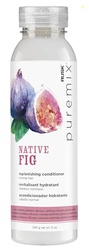 RUSK Puremix Native Fig Replenishing Conditioner for Normal Hair, Detangles and Restores Hair's Moisture Levels, 12 oz