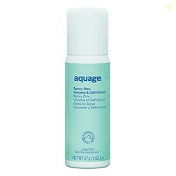 Aquage Spray Wax, Flexible Texturizing Spray, Travel Size, Gives Soft Texture, Volume, and Embraces Natural Hair, 2 oz.