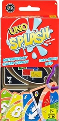 Mattel Games UNO Splash Card Game with Waterproof Cards and Portable Clip for Travel, Camping and Game Nights Away