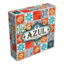 AZUL ASMODEE AZUL BOARD GAME - AWARD-WINNING TILE-PLACEMENT STRATEGY GAME, BEAUTIFUL MOSAIC ART, FAMILY FUN FOR KIDS & ADULTS, AGES 8+, 2-4 PLAYERS, 30-45 MINUTE PLAYTIME