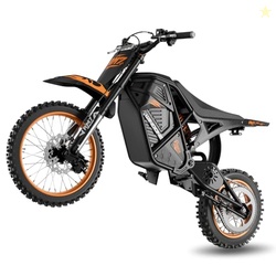 WINDONE RM7 ELECTRIC DIRT BIKE FOR TEENS ADULTS AGE 13+, 2200W PEAK EBIKE, 48V 22.5AH UP TO 37MPH & 45-MILE ELECTRIC MOTORCYCLE, 14"/12" OFF-ROAD TIRE E-BIKE, DUAL HYDRAULIC BRAKES, FULL SUSPENSION