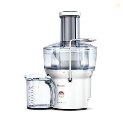 BREVILLE BJE200XL JUICE FOUNTAIN COMPACT CENTRIFUGAL MACHINE, 25 FL OZ, SILVER