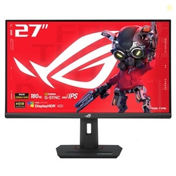 ASUS ROG STRIX 27 QHD (2560X1440) HDR400 USB-C GAMING MONITOR (XG27ACS), 180HZ,1MS, FAST IPS, 133% SRGB, EXTREME LOW MOTION BLUR SYNC, G-SYNC COMPATIBLE, DISPLAYWIDGET, TRIPOD SOCKET, 3 YEAR WARRANTY