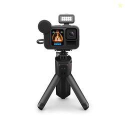 GOPRO HERO13 BLACK CREATOR EDITION - INCLUDES HERO13 BLACK, VOLTA (BATTERY GRIP, TRIPOD, REMOTE), MEDIA MOD, LIGHT MOD, ENDURO BATTERY, MAGNETIC LATCH MOUNT AND CARRYING CASE