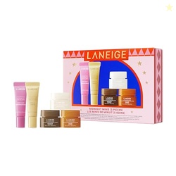 LANEIGE MIDNIGHT MINIS: LIMITED-EDITION HOLIDAY LIP CARE GIFT SET FOR DAY & NIGHT HYDRATION