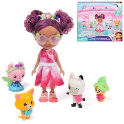 Gabby's Dollhouse: The Movie, Gabby's Garden Friends Pack with 6-Inch Gabby Doll, 4 Toy Figures & Accessories, Kids Toys for Girls & Boys Ages 3 and Up