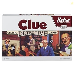 Hasbro Gaming Retro Series Clue 1986 Edition Board Game, Classic Mystery Game for Kids, Family Board Games for 3-6 Players, Ages 8+ (Amazon Exclusive)