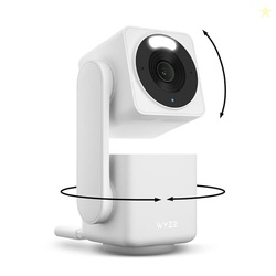 WYZE Cam Pan v4, 4K Smart Security Camera, AI Indoor/Outdoor Cameras for Home Security, Baby & Pet, Color Night Vision, 360 Pan/Tilt/8 x Digital Zoom, 2.4G & 5G, Works with Alexa & Google Assistant