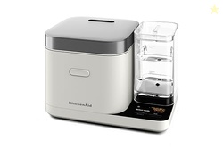 KITCHENAID GRAIN AND RICE COOKER 8 CUP WITH AUTOMATICALLY SENSING INTEGRATED SCALE + WATER TANK, KGC3155, PORCELAIN WHITE