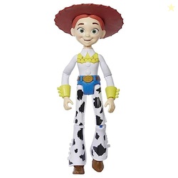 Mattel Disney and Pixar Toy Story Large Action Figure, Posable Jessie Collectible in Signature Cowgirl Look with Removable Hat, 12-inch Scale