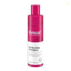 Viviscal Thickening Shampoo, Formulated With Biotin And Keratin, Fortified With Marine Collagen And Seaweed Extract, Strengthens And Reduces Breakage, Healthier Looking Hair 250ml (8.45 fl. oz.)