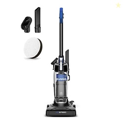 EUREKA NEU10AE5 POWERFUL BAGLESS UPRIGHT VACUUM CLEANER CARPET AND FLOOR, AIRSPEED ULTRA-LIGHTWEIGHT VACUUM CLEANER, W/ REPLACEMENT FILTER, BLUE