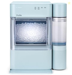 GE Profile Opal 2.0 XL with 1 Gallon Tank, Chewable Crunchable Countertop Nugget Ice Maker, Scoop Included, 38 lbs in 24 Hours, Pellet Ice Machine with WiFi & Smart Connected, Moonstone Blue