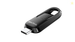 SanDisk 512GB Ultra Slider USB Type-C Flash Drive - Up to 400MB/s, USB 3.2 Gen 1, Retractable Connector - SDCZ480-512G-G46