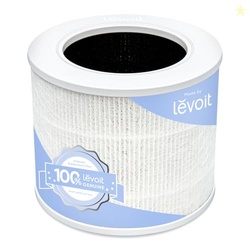 LEVOIT Core Mini-P Replacement Filter, Genuine Core Mini-RF Air Purifier Filters, Supports HEPA Sleep Mode, High-Efficiency Activated Carbon for Removal of Smoke, Odor, Allergens, Pollen, 1 Pack,White