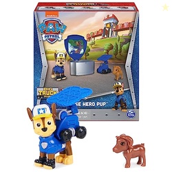 Paw Patrol, Big Truck Pups Chase Action Figure with Clip-on Rescue Drone, Command Center Pod and Animal Friend Kids Toys Ages 3 and up