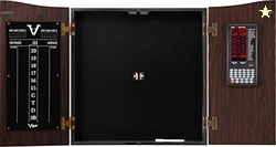Viper by GLD Products Vault Deluxe Dartboard Cabinet with Integrated Pro Score,Mahogony Finish, One Size, Multicolor