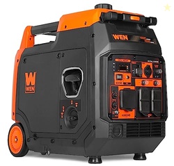 WEN QUIET AND LIGHTWEIGHT 4800-WATT RV-READY PORTABLE INVERTER GENERATOR WITH FUEL SHUT OFF (56477I)