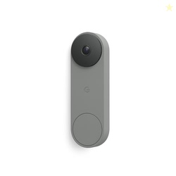 Google Nest Doorbell (Wired, 3rd Gen) - 2K Video and Gemini, Live View, Night Vision, 2-Way Audio - Works with Google Home - 2025 Model - Hazel