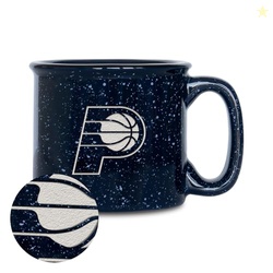 Rico Industries NBA Basketball Indiana Pacers 12oz Laser Engraved Campfire Mug