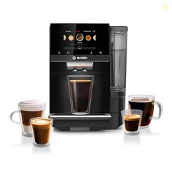 Bosch 800 Series Fully Automatic Espresso and Coffee Machine  35 Drinks, Cold Brew, Double Cup, Milk Hose, Ceramic Grinder, Smart Features, in Black TPU60309