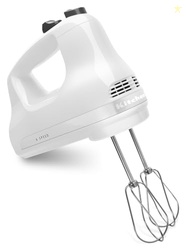 KitchenAid 5 Ultra Power Speed Hand Mixer - KHM512, White