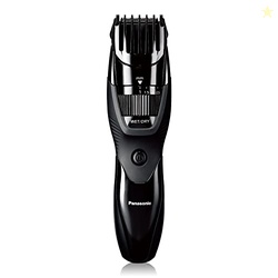 PANASONIC CORDLESS BEARD TRIMMER FOR MEN WITH PRECISION DIAL, 19 ADJUSTABLE LENGTH SETTINGS, RECHARGEABLE BATTERY, WASHABLE - ER-GB42-K (BLACK)