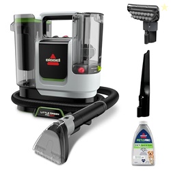 BISSELL LITTLE GREEN PROHEAT SMARTMIX, PORTABLE DEEP CLEANER, SELF-CLEANING TOUGH STAIN TOOL AND SPECIALIZED PET HAIR REMOVAL TOOL INCLUDED, 3935