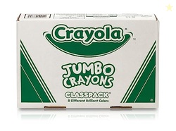 Crayola Jumbo Crayons Classpack (200ct), Large Toddler Crayons, Bulk School Supplies, Essential Preschool & Kindergarten Art Supplies for Teachers