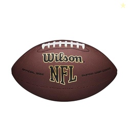 Wilson NFL Super Grip Composite Football - Official Size, Brown