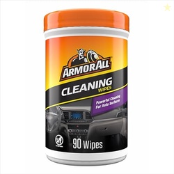 Armor All Car Cleaning Wipes, Wipes for Car Interior and Car Exterior, 90 Wipes Each