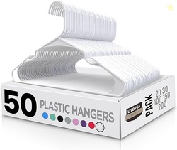 Utopia Home - Plastic Hangers 50 Pack