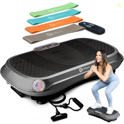 Lifepro Waver Vibration Plate Exercise Machine  High-Intensity Vibration for Muscle Activation, Full-Body Workout Vibrating Platform with Loop Bands, Fitness Equipment for Strength Toning & Fat Loss