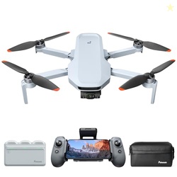 Potensic ATOM 2 Drone with Camera for Adults 4K Video, 8K Photo, Under 249g, 3-Axis Gimbal, 10KM Transmission, AI Track, Vertical Shooting, AI Night Shot, QuickShots, Fly More Combo (96-Min Flight)